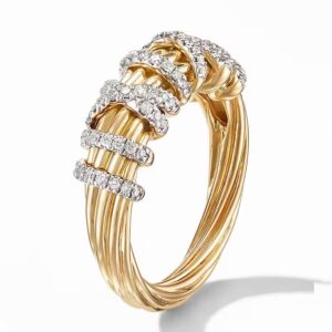 gold plated stainless steel fancy zircon ring anti tarnish tarnish free hypoallergenic waterproof jewellery Pakistan