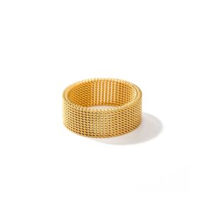 gold plated stainless steel fancy ring anti tarnish tarnish free hypoallergenic waterproof jewellery Pakistan