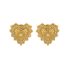 gold plated stainless steel stud earrings anti tarnish tarnish free hypoallergenic waterproof jewellery