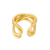 gold plated stainless steel fancy bold ring anti tarnish tarnish free hypoallergenic waterproof jewellery Pakistan